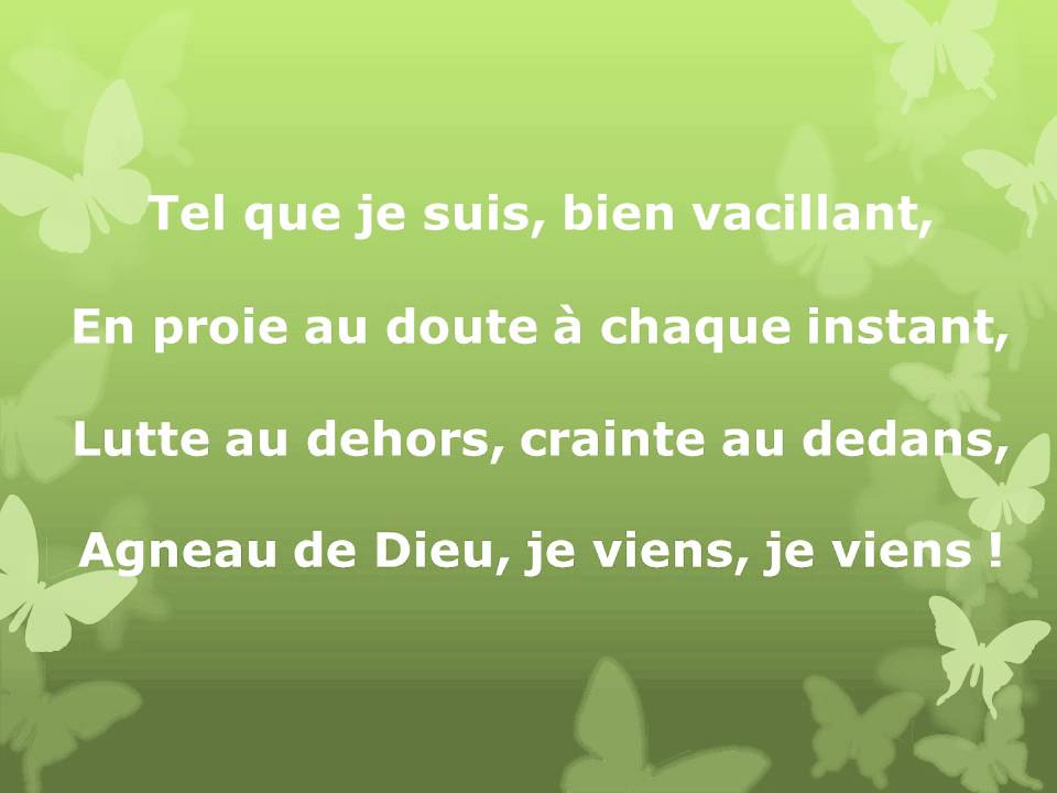 ATG 243 Tel que je suis (sans rien à moi) YouTube