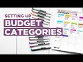 CREATING BUDGET CATEGORIES | Budget Tips