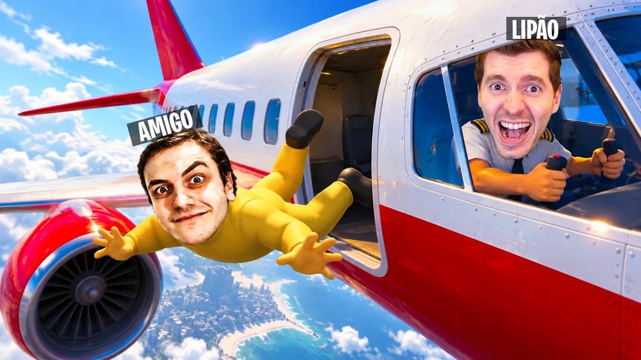 MEU AMIGO PULOU do AVIÃO no Banana Airways!