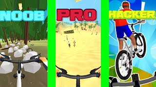 NOOB vs PRO vs HACKER - Riding Extreme 3D screenshot 2