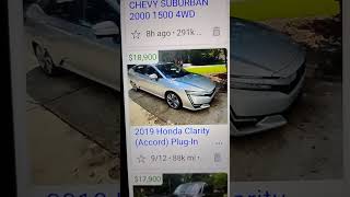 2019 Honda Accord clarity plug in 88k 18,900 nice car