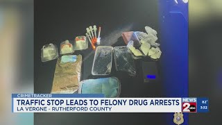 Traffic stop leads to felony drug arrests in La Vergne