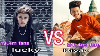 Lucky dancer vs Riyaz Ali | lucky🍫 | Riyaz 🍩| who is number 1 tik Toker #luckydancer #riyaz
