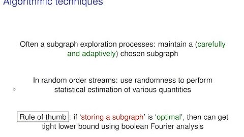 Michael Kapralov - EPFL -  Streaming lower bounds through boolean Fourier analysis