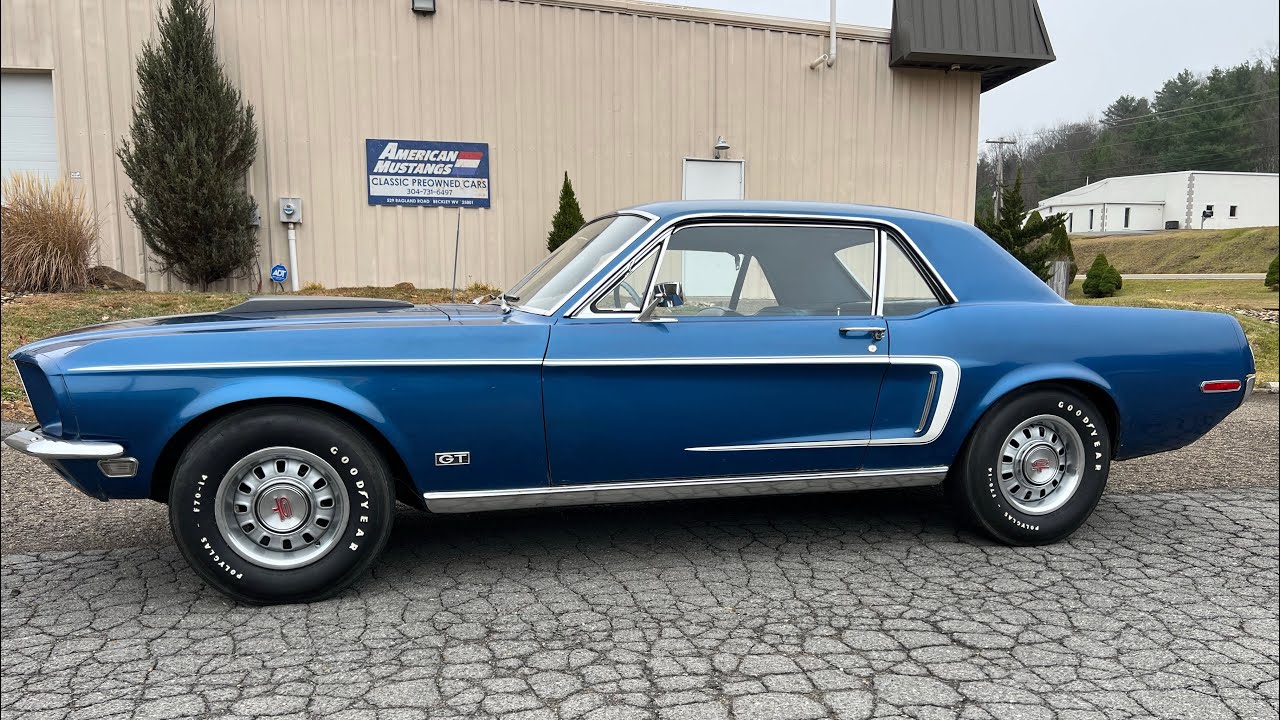 1968 1/2 Ford Mustang GT R Code 428 Cobra Jet 4 Speed SUPER RARE