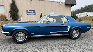 1968 1/2 Ford Mustang GT R Code 428 Cobra Jet 4 Speed SUPER RARE