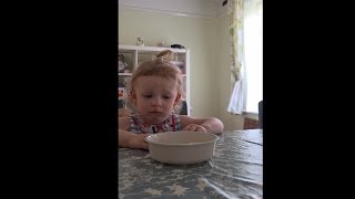 Little Baby Girl Gets Very Upset Through The Patience Challenge