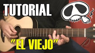 COMO TOCAR "El viejo" de La Vela Puerca | Tutorial guitarra acústica/criolla acordes y solo