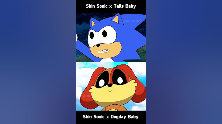 SHIN SONIC x TAILS SO BABY Cute story?! (The Sonic Tapes Animation)