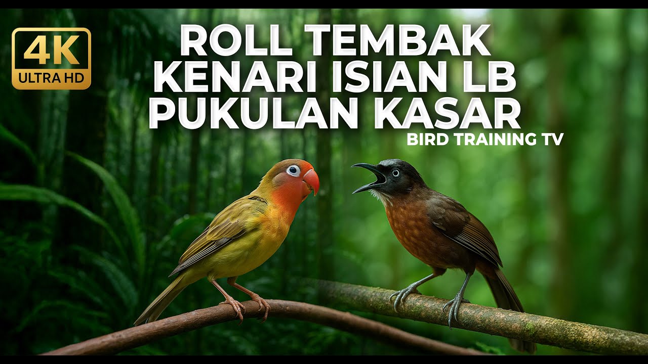 🔴 Live Masteran Roll Tembak Panjang Kenari Gacor Panjang Isian Lovebird & Tepus Kepala Abu Abu Gacor