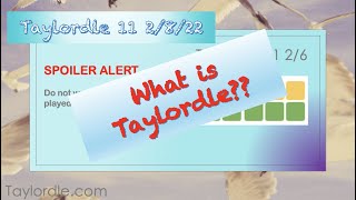 Famous Taylordle 11 | Wordle, but make it Taylor | How to play | Today's word Net Worth