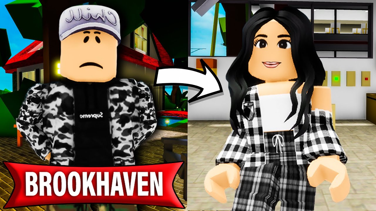 JE SUIS UN HOMME 👨‍🦲 QUI DEVIENT UNE FEMME 👩 | ROBLOX BROOKHAVEN MINI FILM RP