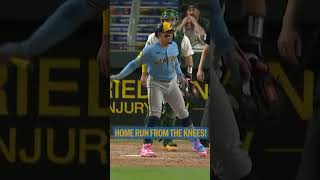William Contreras three-run home run FROM THE GROUND! 🤯