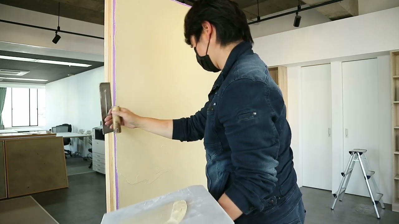 Limore施工動画 Pattern E  PeachWhite（Displayshelf）