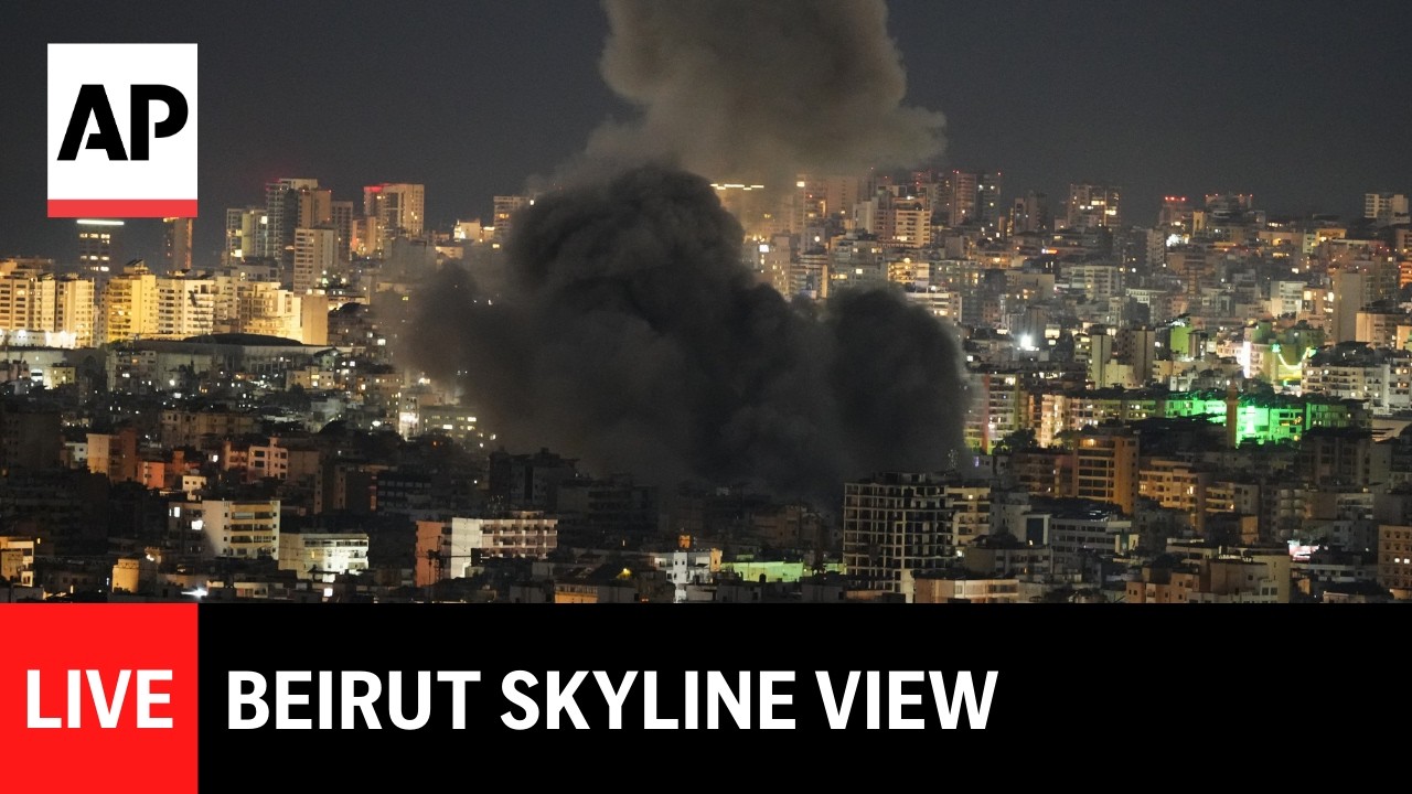 LIVE: Beirut skyline as Israel ramps up operations in Lebanon