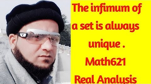 Theorem: The infimum of a Set is always unique