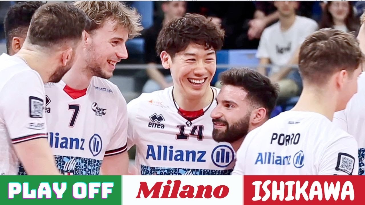 プレーオフ準々決勝・第4戦 🇮🇹 石川祐希 選手 Piacenza戦／フルセット大逆転／3rd set 途中〜試合後まで【Yuki Ishikawa】2024.3.24