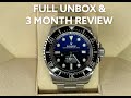 Rolex Sea Dweller Deepsea James Cameron 126660 Full Unbox & 3 Month Review!