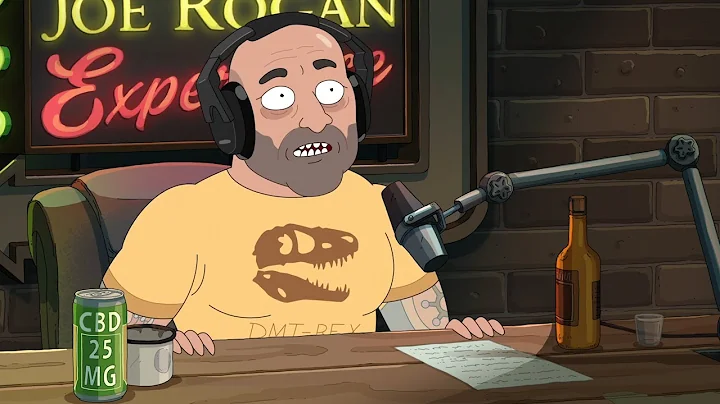 Dinosaurs on Joe Rogan - Rick and Morty