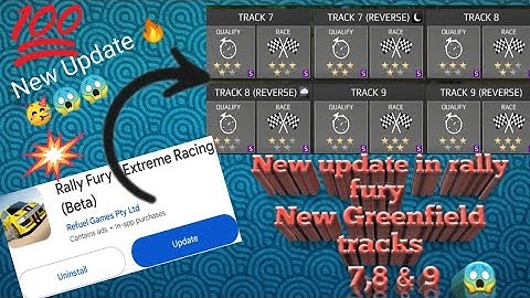 New update in😱|| RallyFury New Greenfield tracks 7,8&9 #newupdateinrallyfury#rallyfurytipsandtricks