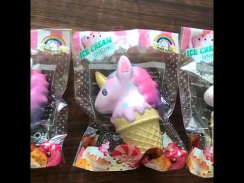 Candy SCENTED Squishy Unicorn Ice Cream Cone! - Jenna Lyn Squishies