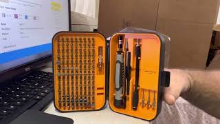 Review of RARTOP upgraded precision screwdriver set 130 in 1 -- Please like share and suscribe!