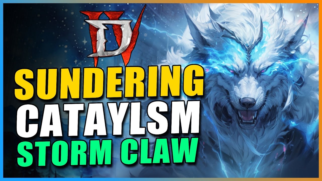 Diablo 4 Season 5 - ULTIMATE Sundering CATACLYSM Stormclaw Druid Build ...