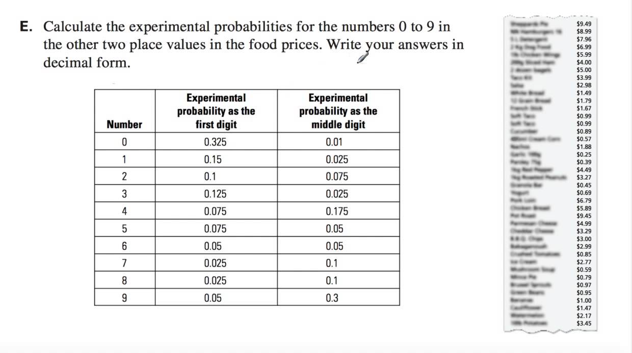 Theoretical And Experimental Probability Worksheet