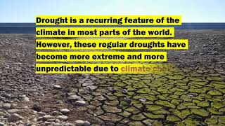 What Is a Drought? Climate Change One Minute Tutorials