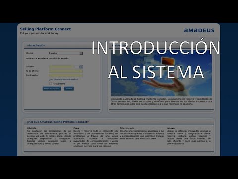 Amadeus Connect - Nivel Básico #1: Introducción al Sistema