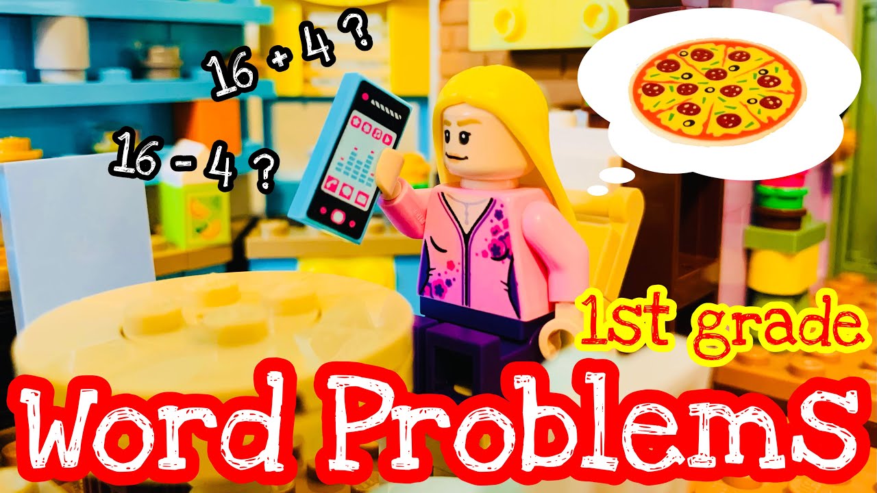 Educational Video -  Word Problems, First Grade, friends