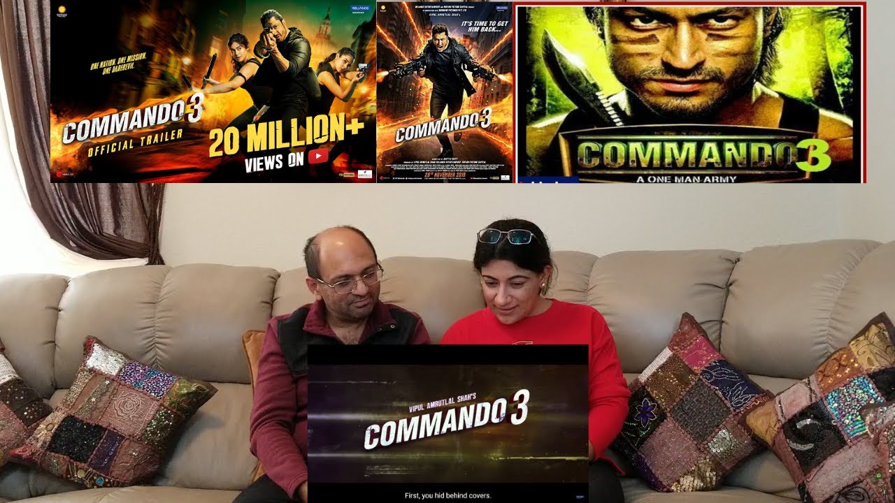 Commando 3 | Official Trailer |Vidyut, Adah, Angira, Gulshan|Vipul Amrutlal Shah| |Reaction In HINDI