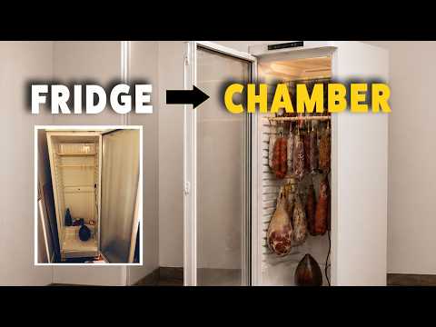 I Turned a Normal Fridge into a Meat Curing Chamber | Doing it right