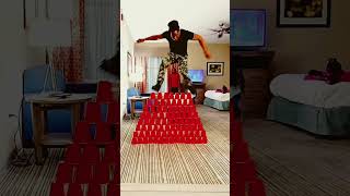 RED CUP CHALLENGE! Last One Standing Wins!#RedCupChallenge #Challenge #Viral #postingchallenge#funny
