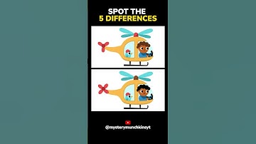 Spot 5 differences #challenge #mindbendingquiz #logicgames #solve #findthedifference #quiz #mindset