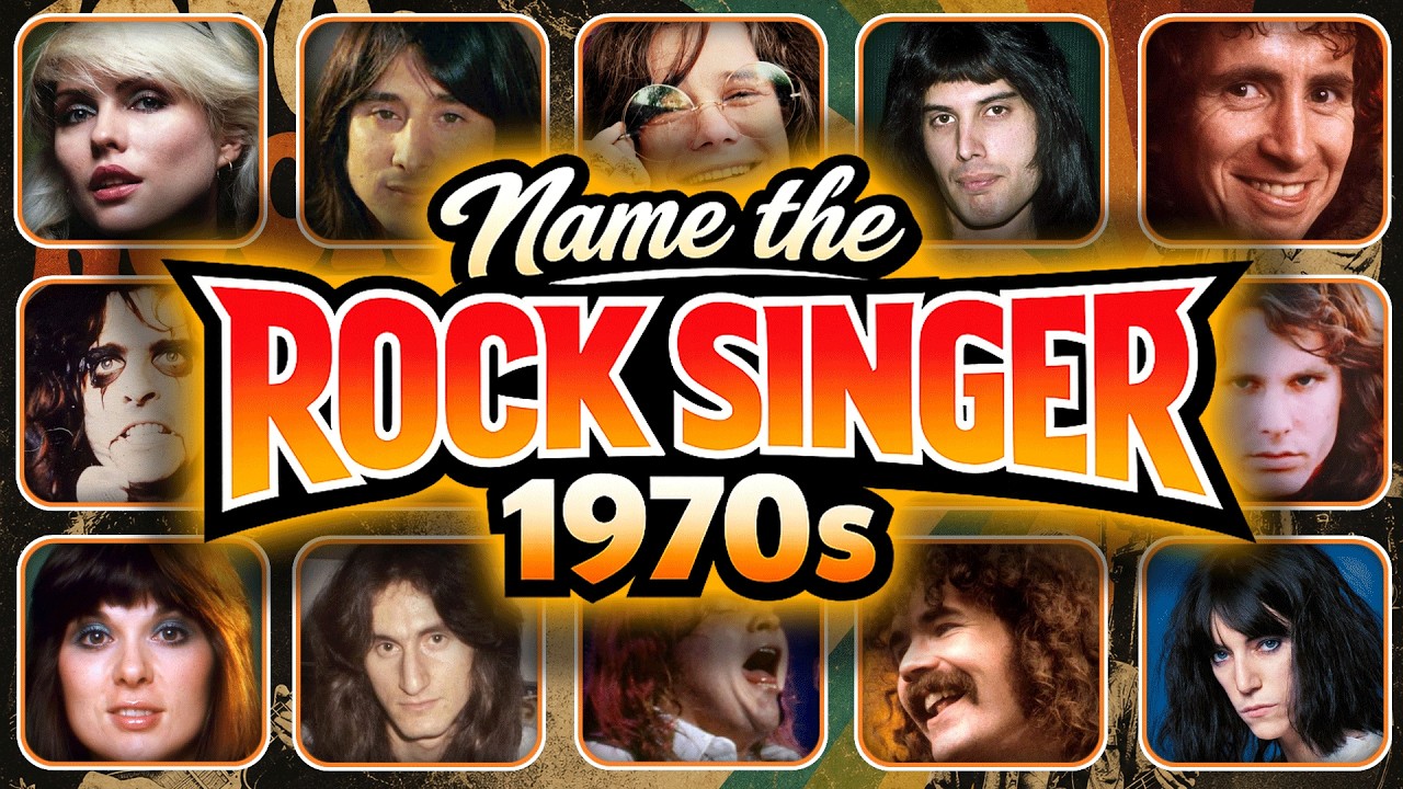 Name the Rock Singer - 1970s | Picture Quiz - YouTube