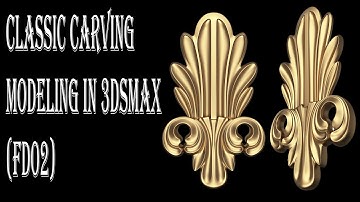 Classic Carved Molding Decoration (F01) in 3dsMax/Xaqani Ahmedov