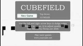 My high score in Cube field