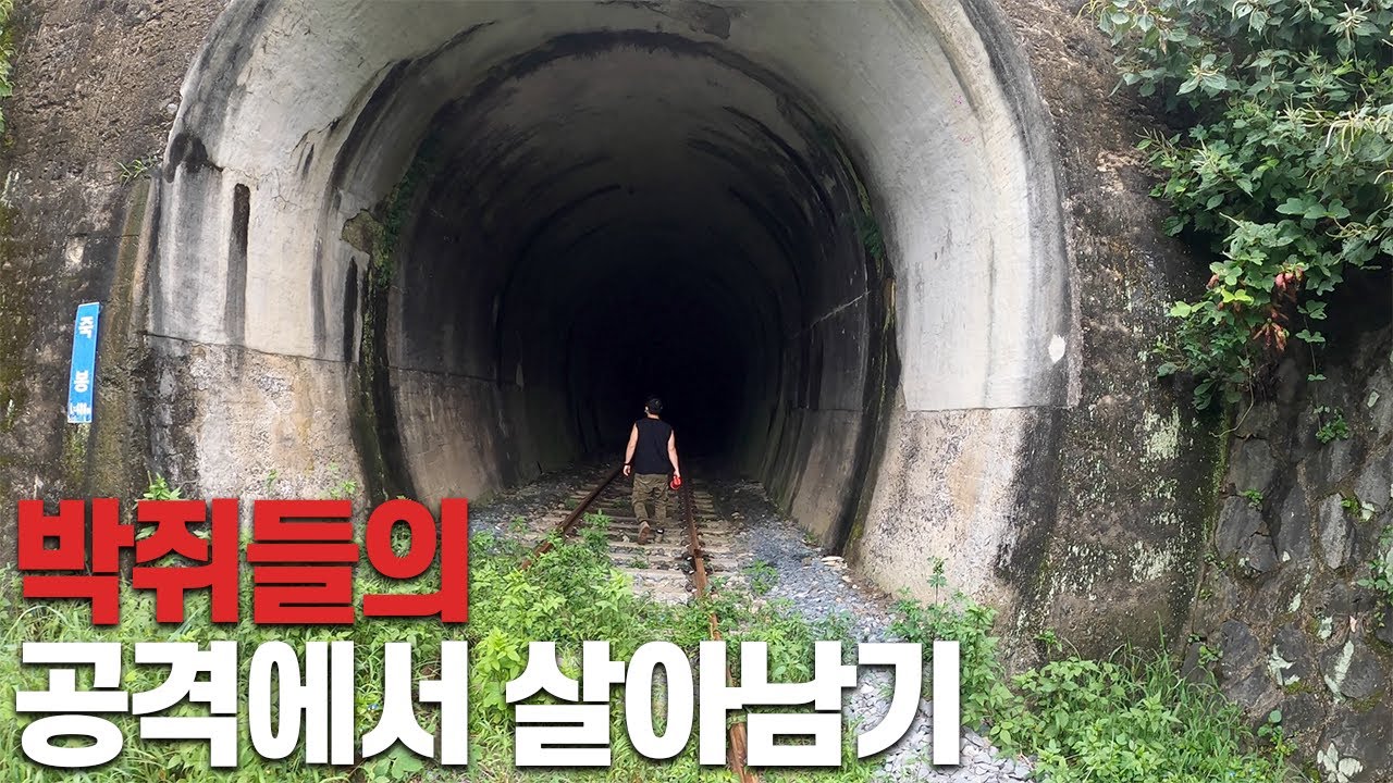 버려진지 40년이 지난 폐터널 탐험하기