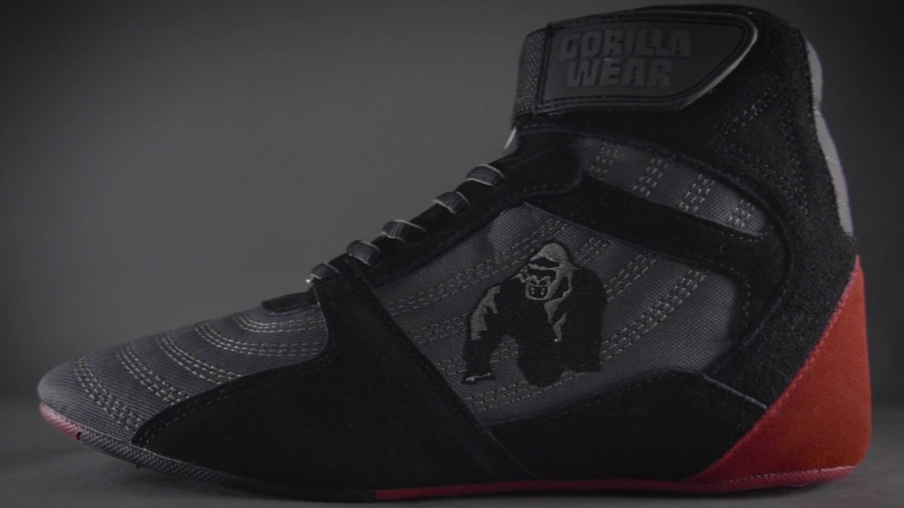 Gorilla Wear Perry High Tops Pro GreyBlackRed Gorilla Wear Perry High Tops Pro GreyBlackRed