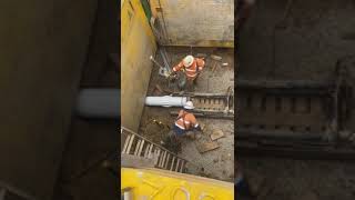 kwik-ZIP HD-30 spacers on DN300 Iplex Restrain™ PVC-U Sewer pipe.