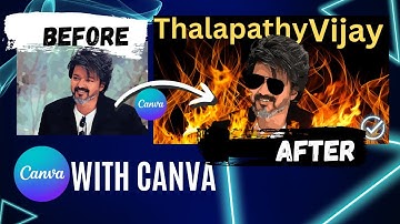 Convert image to vector in canva | Convert Low Resolution Logo into High Resolution Vector in Canva