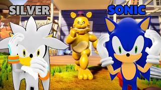 Sonic & Silver Vs Fredbear In Hello Neighbor This Mod Is Terrifying