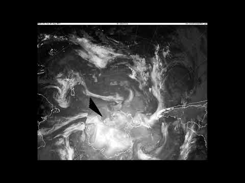 GOES Antarctica Pacific Water Vapor Satellite 3-Month TimeLapse Jul-Sep 2017 V23024d
