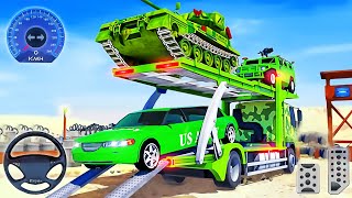 Army Vehicle Transporter - Car Truck Simulator 2021 - Best Android GamePlay screenshot 5