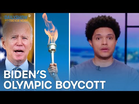 Biden’s 2022 Olympics Diplomatic Boycott & Mass Zoom Firings | The Daily Show