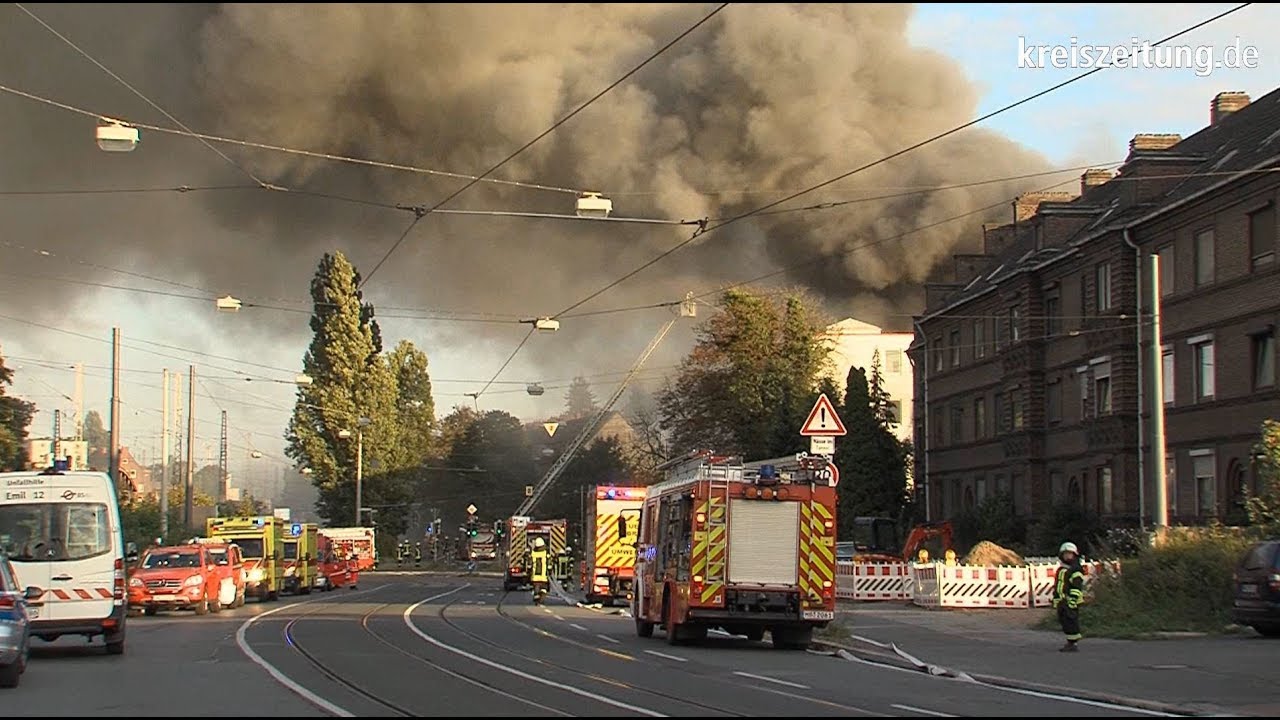 Großbrand auf ehemaligem Könecke-Gelände in Bremen