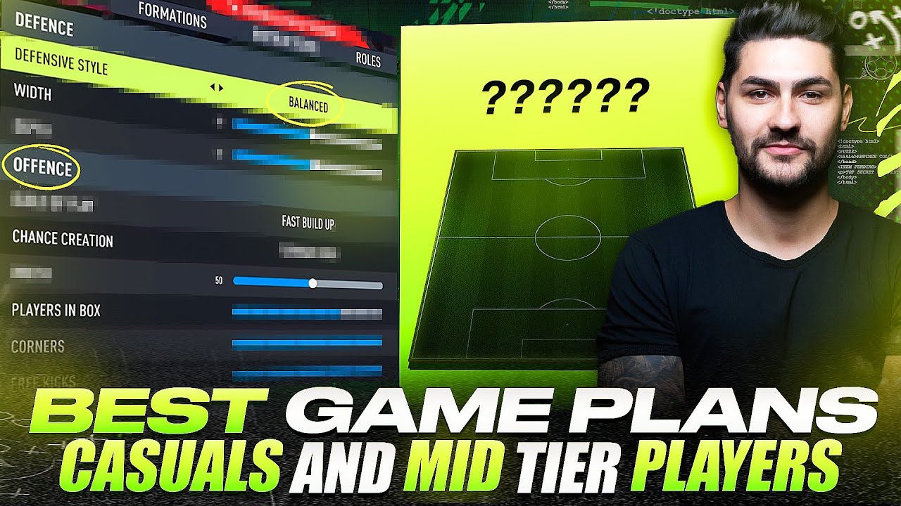 This UNSTOPPABLE FORMATION(+tactics) is THE BEST for CASUAL & MID TIER PLAYERS in FIFA 22!!