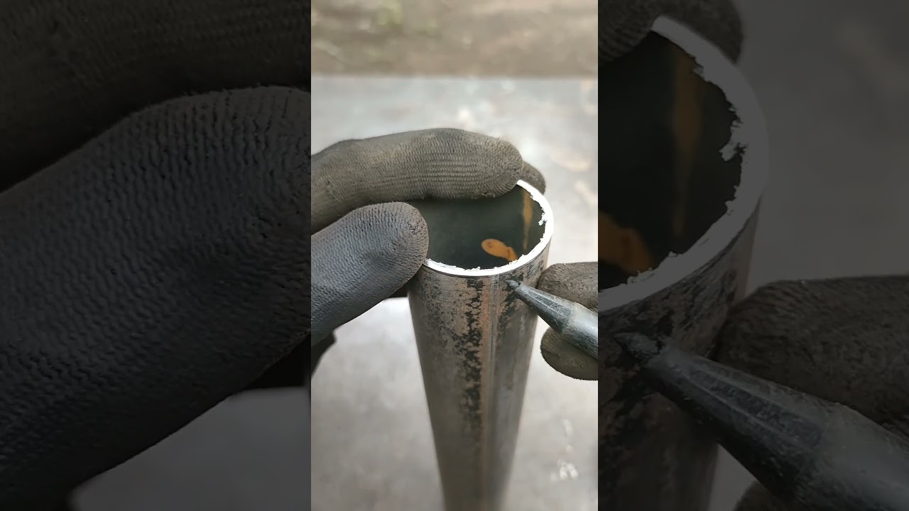 tricks for cutting pipes for 90 degree joints
