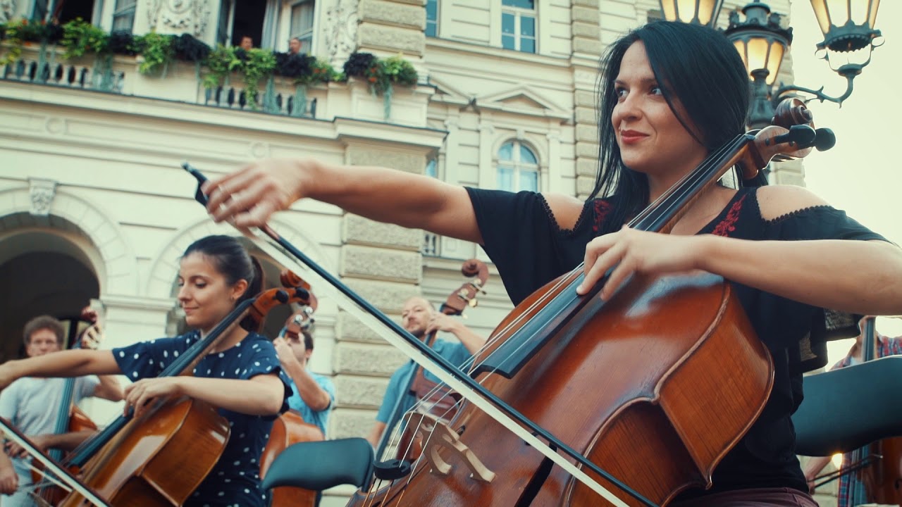 Flashmob, Vojvodina symphony orchestra, Novi Sad